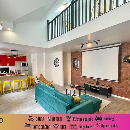 Superbe Appartement-Sauna-Cinema-Parking-Gare Amiens Eksteriør bilde