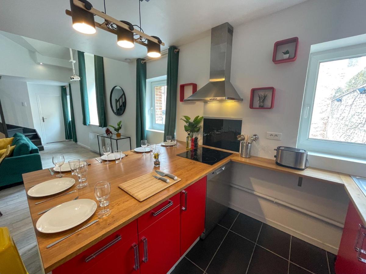 Superbe Appartement-Sauna-Cinema-Parking-Gare Amiens Eksteriør bilde