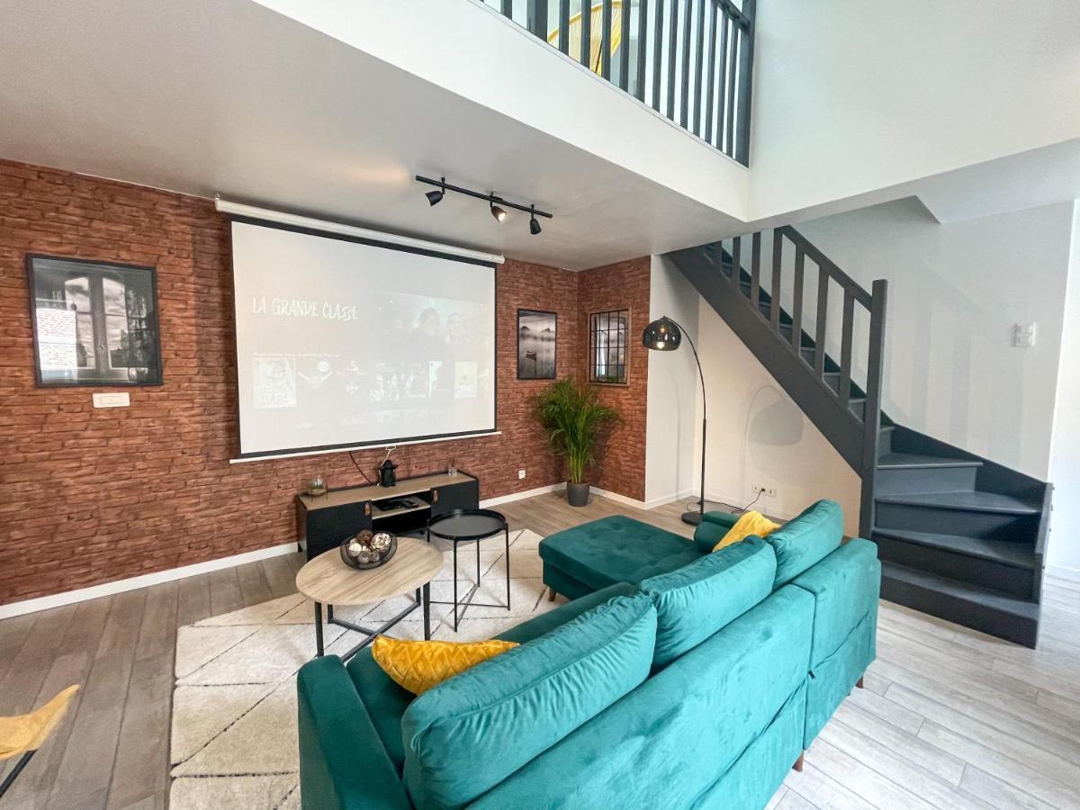 Superbe Appartement-Sauna-Cinema-Parking-Gare Amiens Eksteriør bilde