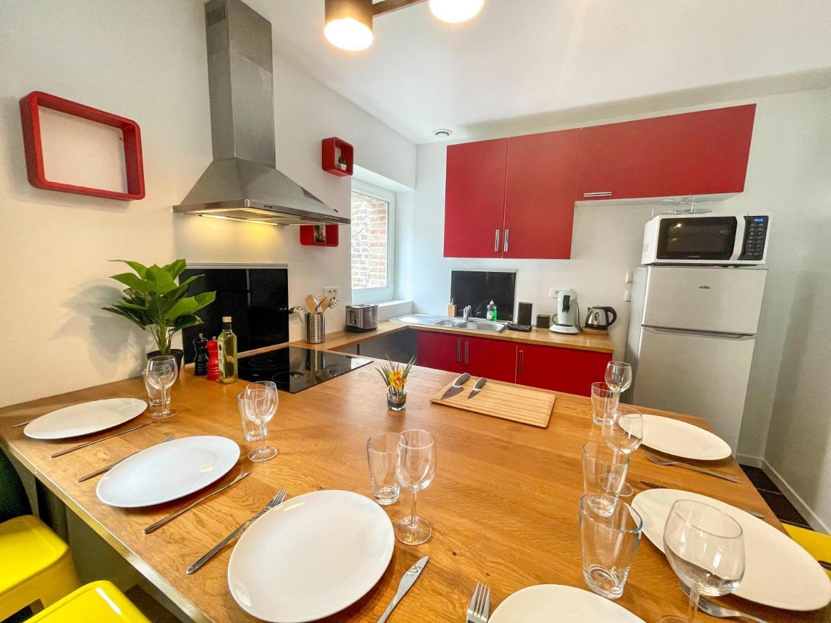 Superbe Appartement-Sauna-Cinema-Parking-Gare Amiens Eksteriør bilde