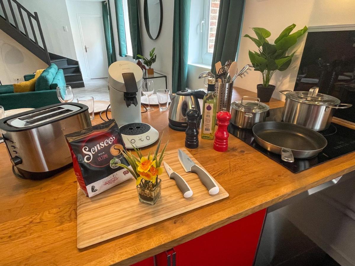 Superbe Appartement-Sauna-Cinema-Parking-Gare Amiens Eksteriør bilde