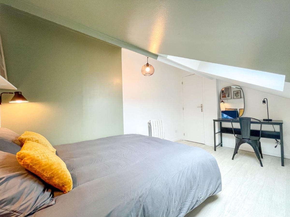 Superbe Appartement-Sauna-Cinema-Parking-Gare Amiens Eksteriør bilde