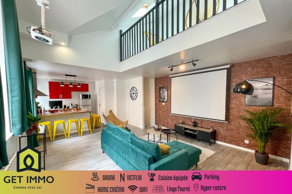 Superbe Appartement-Sauna-Cinema-Parking-Gare Amiens Eksteriør bilde
